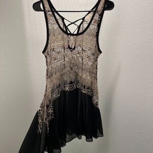 NWOT Sheer lace dress